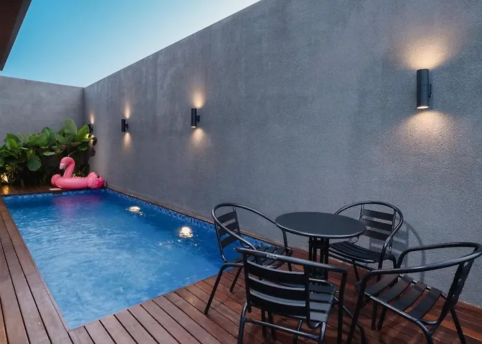 Modern 2br Private Pool With Rooftop-nusa Dua *
